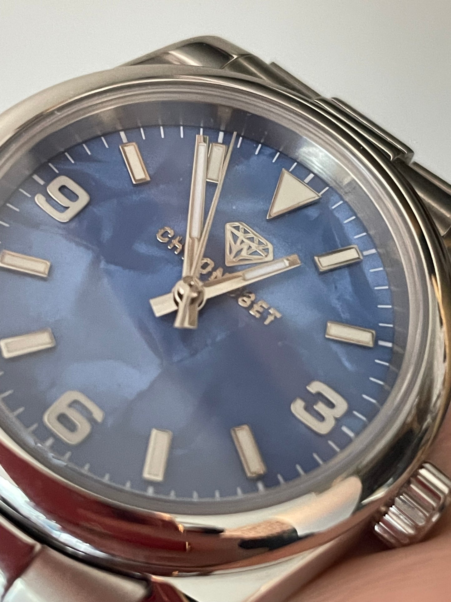 CS NACRE Président Bleu 36mm