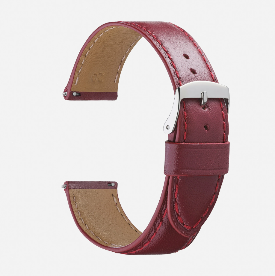 Bracelet de montre en cuir - Lisse