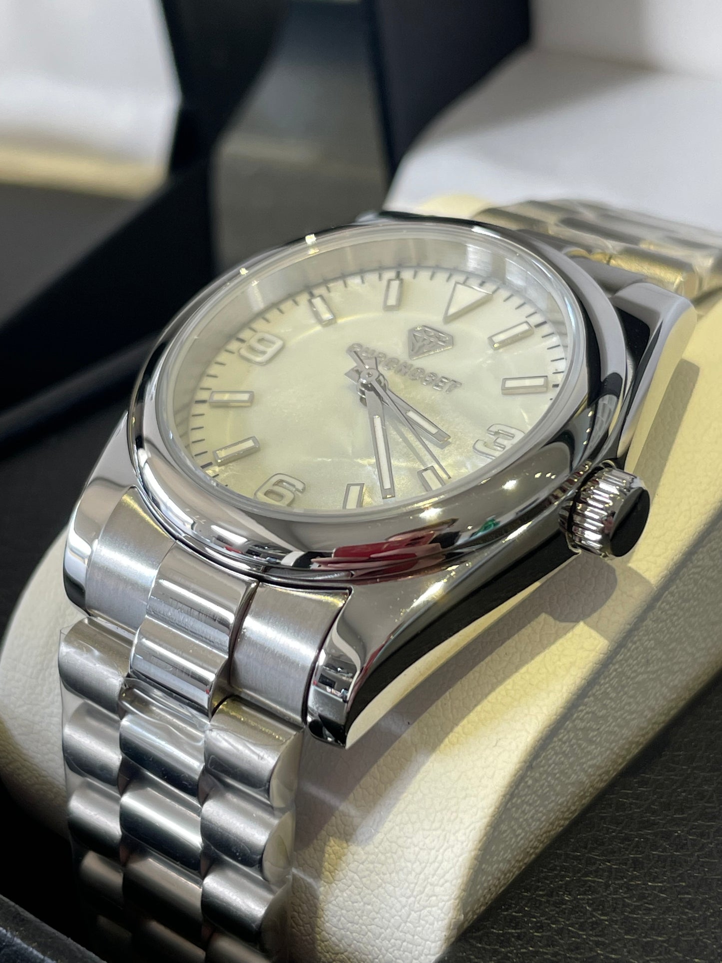 CS NACRE Président Blanc 36mm