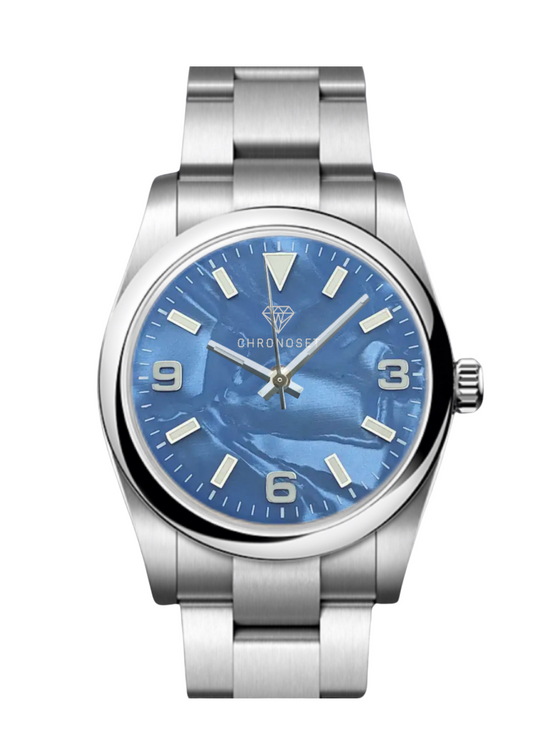 CS NACRE Président Bleu 36mm