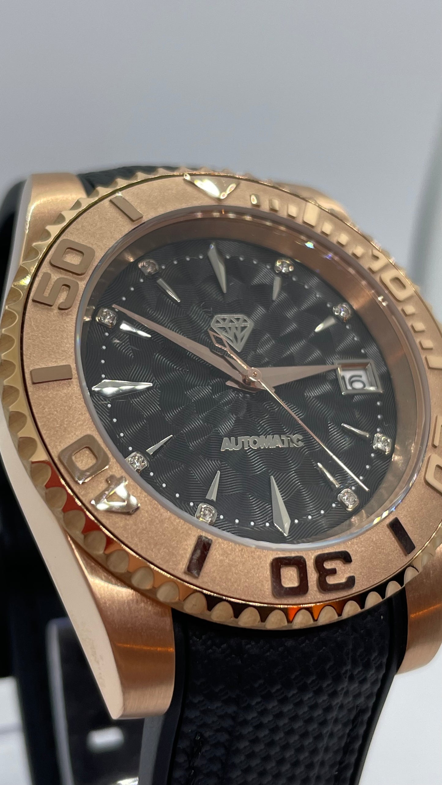 Or Rose 41mm - Noir