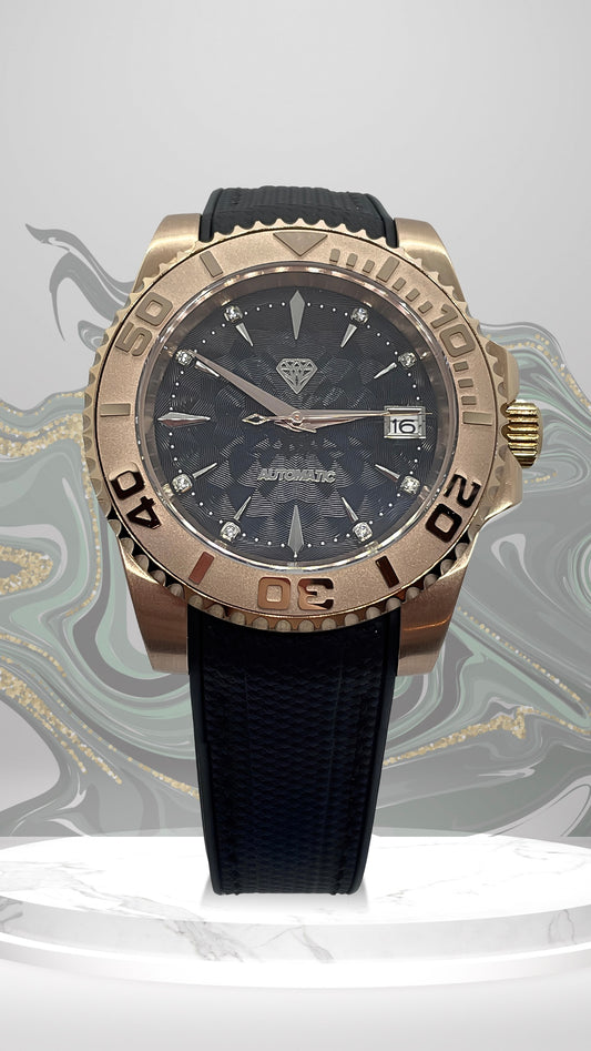 Or Rose 41mm - Noir