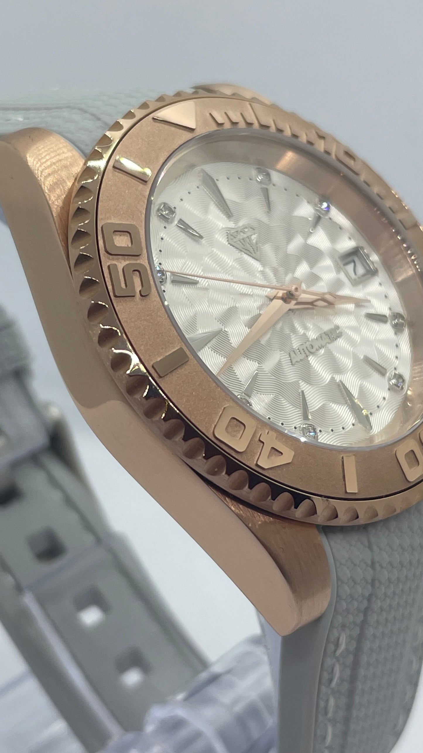 Or Rose 41mm - Blanche