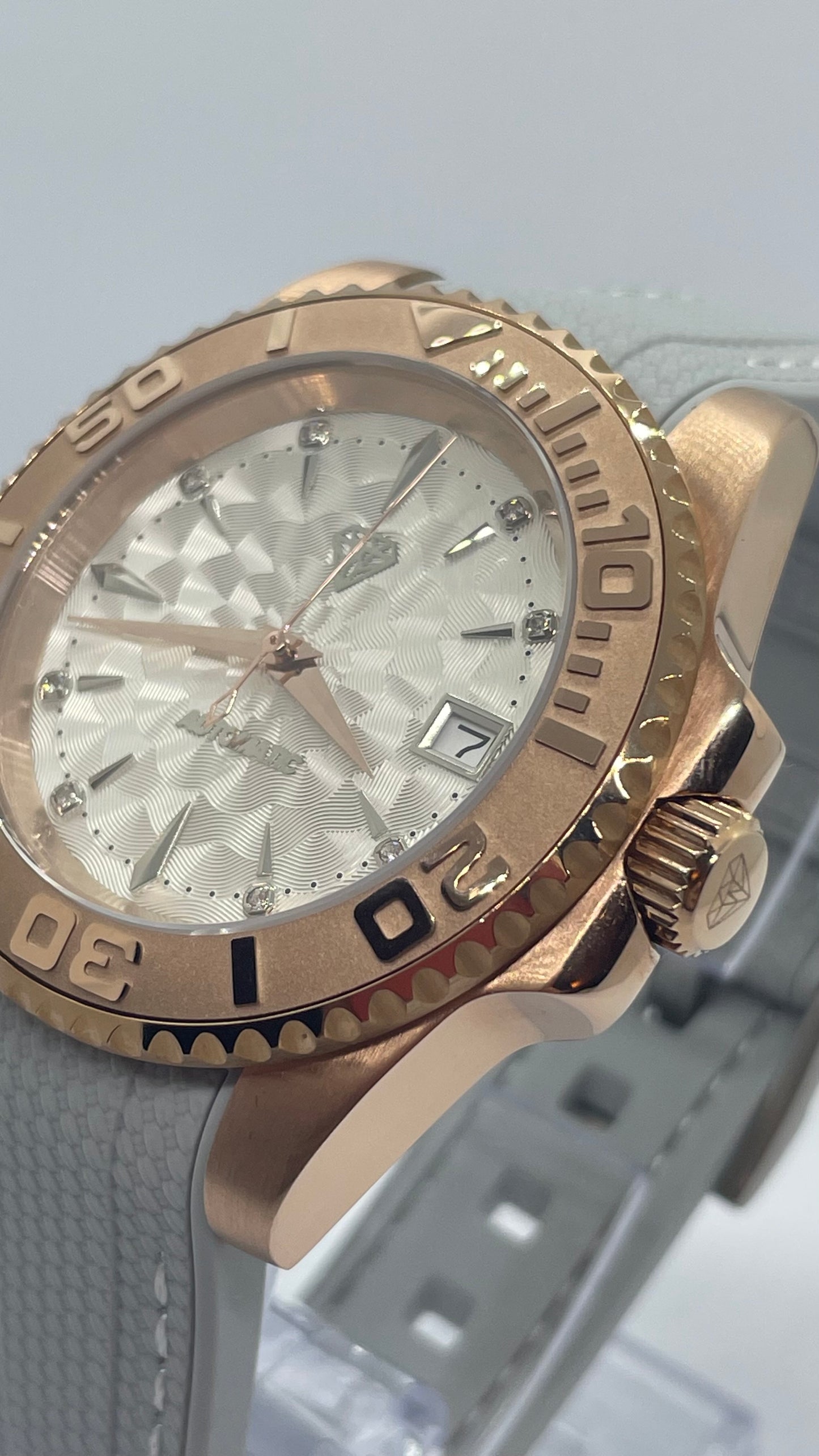 Or Rose 41mm - Blanche
