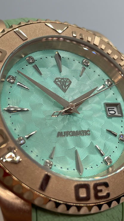 Or Rose 41mm - Turquoise