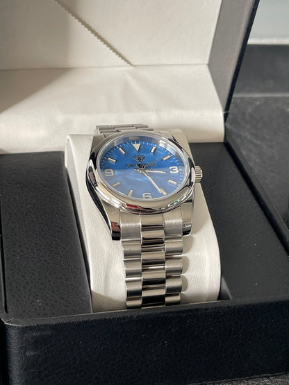 CS NACRE Président Bleu 36mm