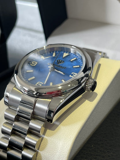 CS NACRE Président Bleu 36mm