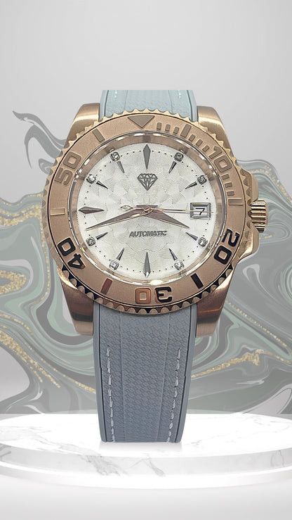 Or Rose 41mm - Blanche