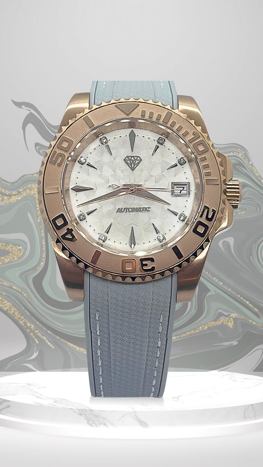 Or Rose 41mm - Blanche