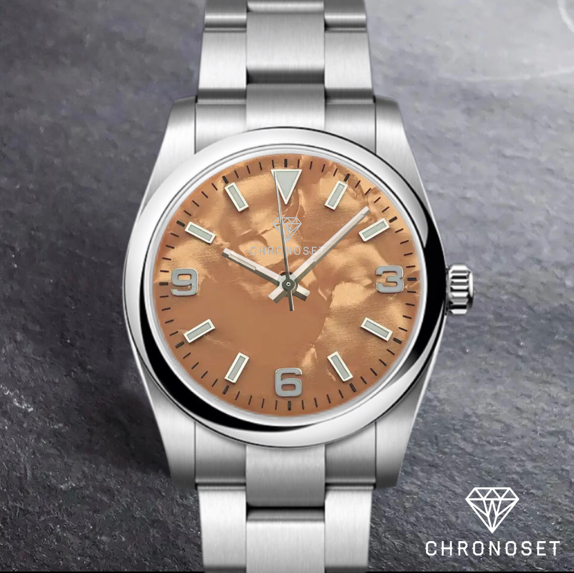 CS NACRE Président Beige 36mm