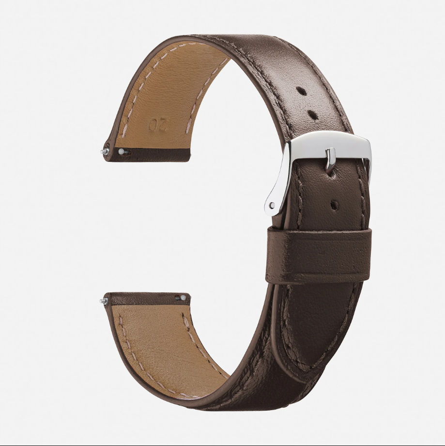 Bracelet de montre en cuir - Lisse